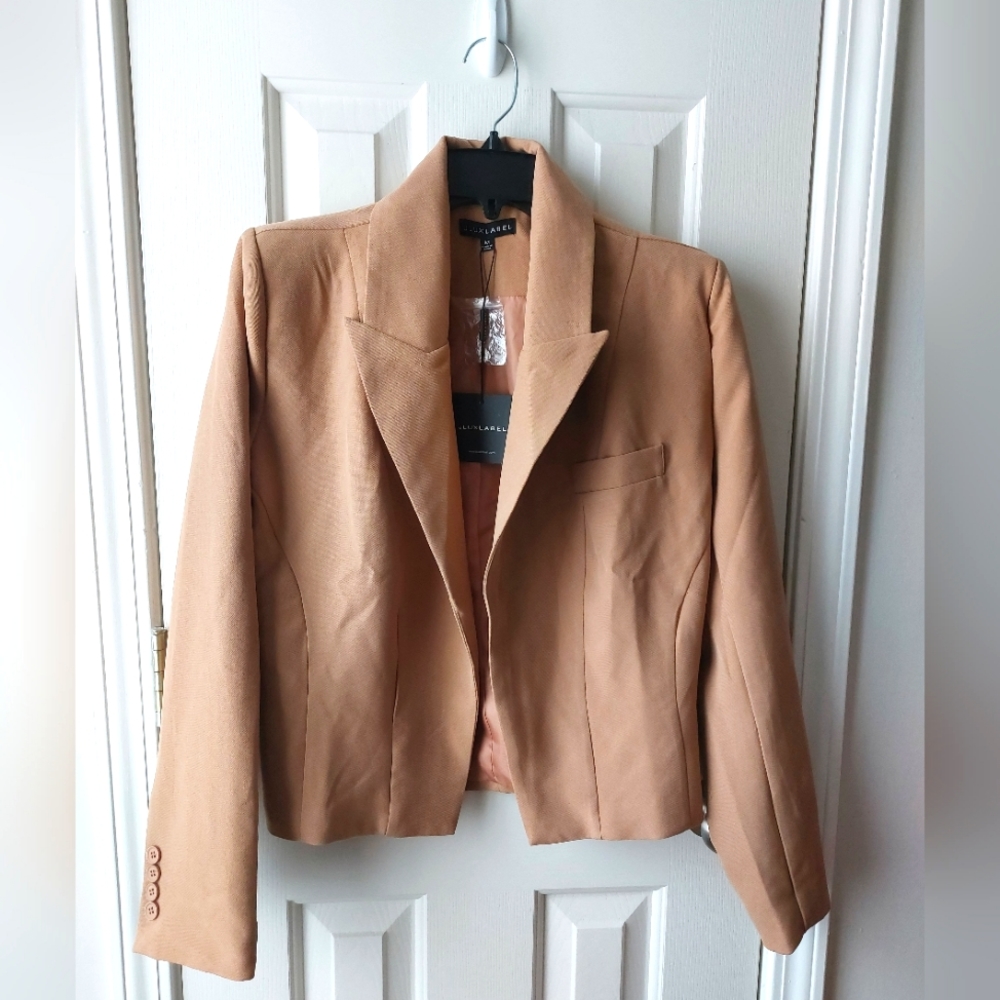 JLUXLABEL - NWT Women's Tan/Beige Suit Jacket Business Blazer - Picture 1 of 13